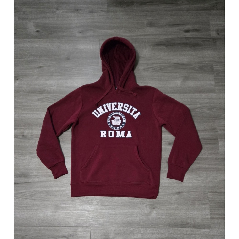 Universita Roma University of‎ Rome Chip Hoodie Size Medium